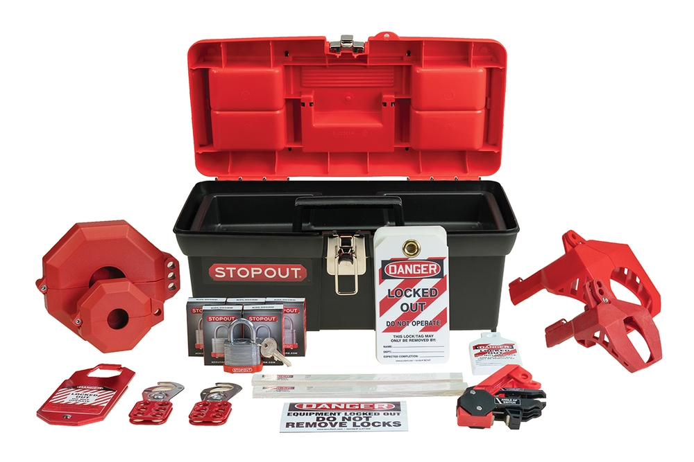 Lockout Tagout , Legend: STANDARD PLUS LOCKOUT KIT